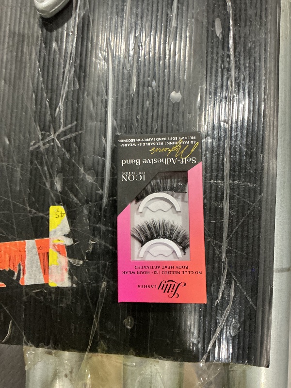 Photo 1 of **UNTESTED**
Lilly Lashes Self Adhesive Band 3D Faux Mink Eyelashes, No Lash Glue Needed, Body Heat Activated Press on Lashes, Reusable Self Adhesive Eyelashes Up to 5x, Easy to Apply & Remove (Mykonos)