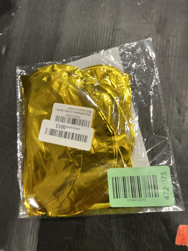 Photo 1 of 10 Pcs Gold Musical Note Aluminum Foil Balloons - Guitar, Silver, Happy Birthday, Music Themed Party Decorations for Home, Outdoor Celebrations
