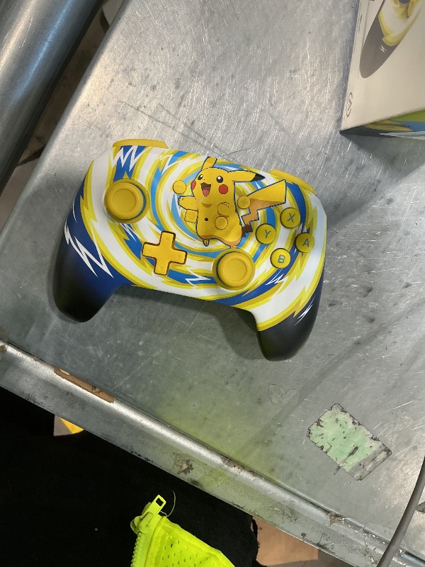 Photo 1 of ***NOT WORKING*** PowerA Enhanced Wireless Controller for Nintendo Switch/Switch 2 / Switch Lite/OLED Model - Pokémon: Pikachu Vortex - Gamepad, game controller, Officially Licensed