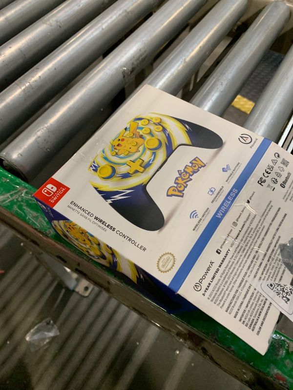 Photo 1 of ***NOT WORKING*** PowerA Enhanced Wireless Controller for Nintendo Switch/Switch 2 / Switch Lite/OLED Model - Pokémon: Pikachu Vortex - Gamepad, game controller, Officially Licensed
