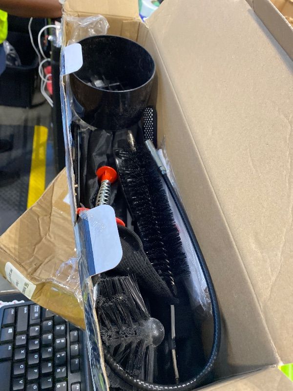 Photo 1 of *MISSING PARTS*
Sealegend 50-Pieces 35-Feet Dryer Vent Cleaner Kit, Dryer Cleaning Tools, Include Omnidirectional Blue Dryer Lint Vacuum Attachment, Dryer Vent Brush, Universal Vacuum & Dryer Adapters