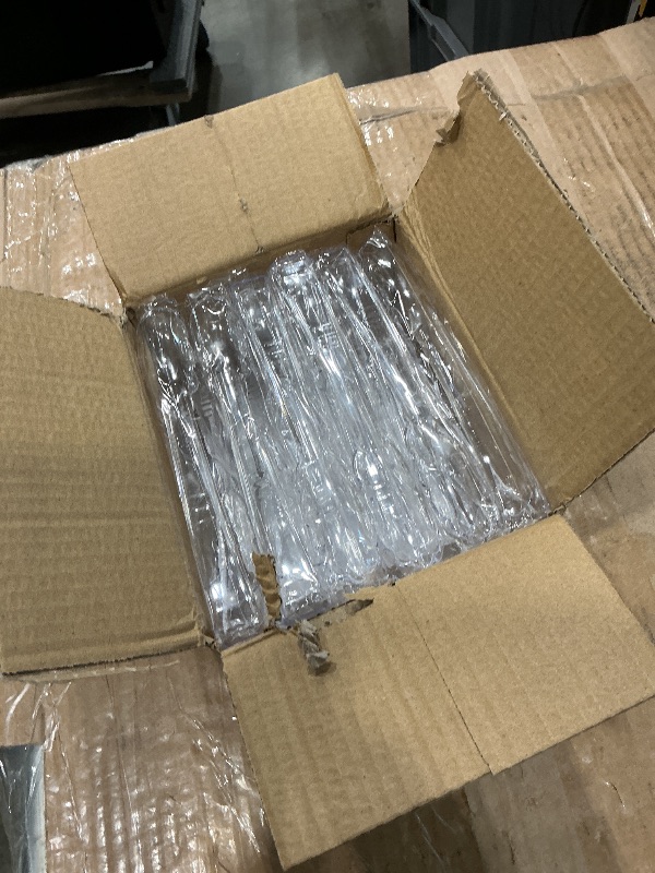 View 2 of [Clear Tongs 7.5'' Inches] Plasticpro 7.5'' Serving Tongs Heavy Duty Reusable Kitchen and BBQ Clear Serving Tong for party's, Caterings, Events, Buffet, Weddings, And every Day use Pack of 12