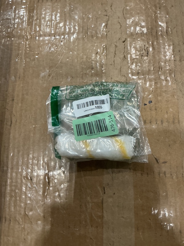 Photo 1 of 100 Pieces 4 Inch Paint Roller Covers Small Roller Nap with Roller Frame Kit Mini Paint Rollers for House Painting Wall Painting Tools