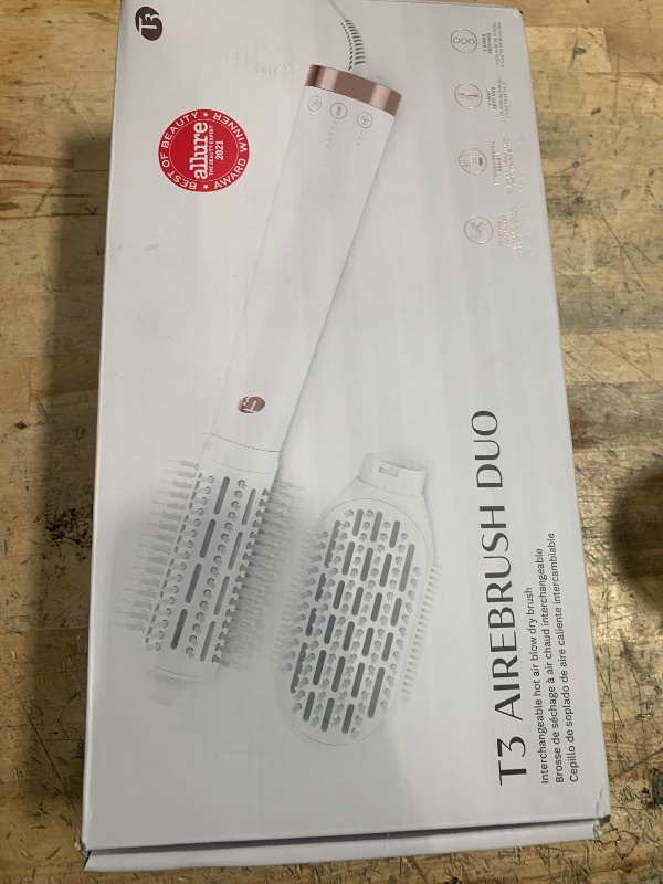 Photo 1 of "T3 AireBrush Duo Interchangeable Hot Air Blow Dry Brush with Two Attachments ? Includes 15 Heat and Speed Combinations, T3 IonFlow Technology, Volume Booster Switch, Lock-in Cool Shot"1058477243
LPNPMEJ7984013
