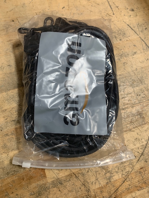 Photo 1 of 8 Pcs 48 Inch Adjustable Carabiner Bungee Cords with Hooks, Easy to Adjust from 7" to 48", Black Bungee Straps with UV-Resistance & Superior Elasticity for Cargo, Bike, Luggage, Carts, Truck, etc