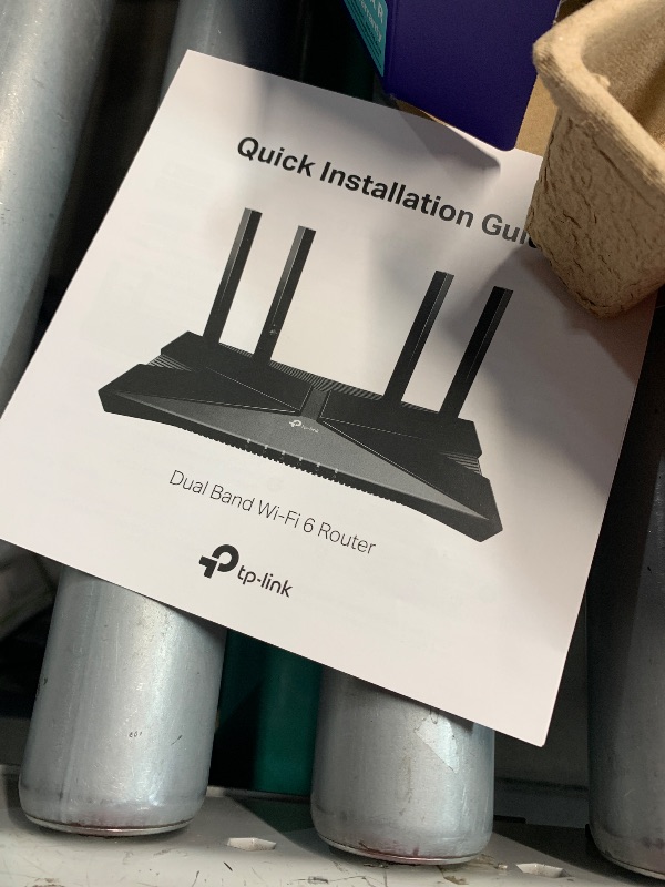 Photo 1 of (see all images) TP-Link Smart WiFi 6 Router (Archer AX10) – 4 Gigabit LAN Ports, Dual Band 802.11AX Router, Beamforming, OFDMA, MU-MIMO