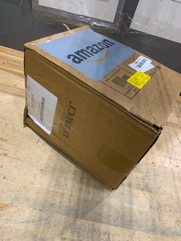 Photo 1 of **PARTIAL SET** LE TAUCI Utensil Holder, 7.3"+5.4" Ceramic Kitchen Utensil Holder for Countertop, Large Cooking Utensil Crocks for Kitchen Counter Decor, Morden Utensil Organizer for Spatula, Set of 2, White