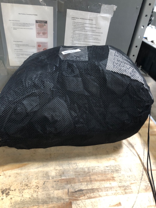 Photo 1 of 23-24 ft Waterproof Boat Cover - Heavy Duty Oxford Bass Runabout Boat Cover, All Weather Outdoor Protection Fit V-Hull Runabouts Outboards and I/O Bass Boats | Black