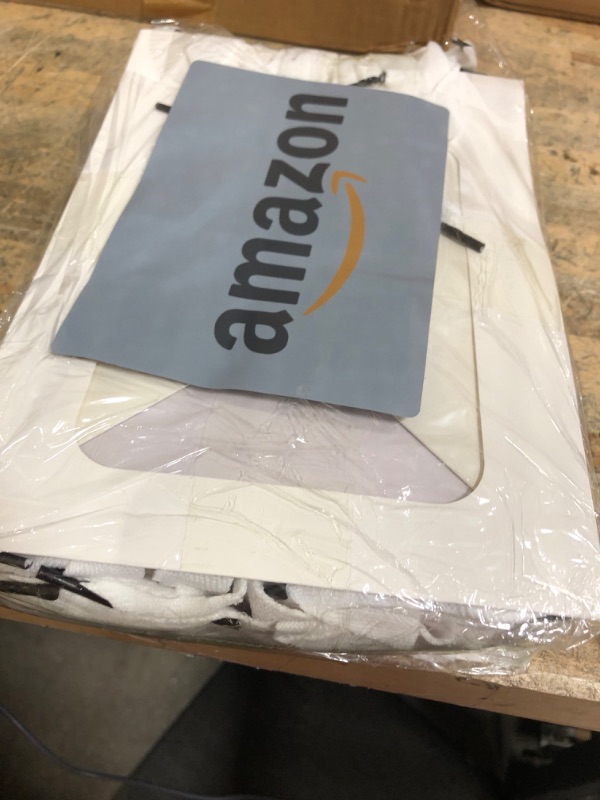 Photo 1 of 12 Pcs White Kraft Paper Gift Bags with Transparent Window, 9.84"x7.0"x5.12" Kraft Shopping Bags with Handles for Bouquet Christmas Birthdays Festivals Party Weddings Wrapping