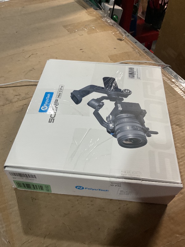 Photo 1 of [Bundle] FeiyuTech SCORP Mini-3 PRO + Camera Cables All in One 3-Axis Camera Stabilizer,Built-in AI Track Sensor Handheld Gimbal Stabilizer