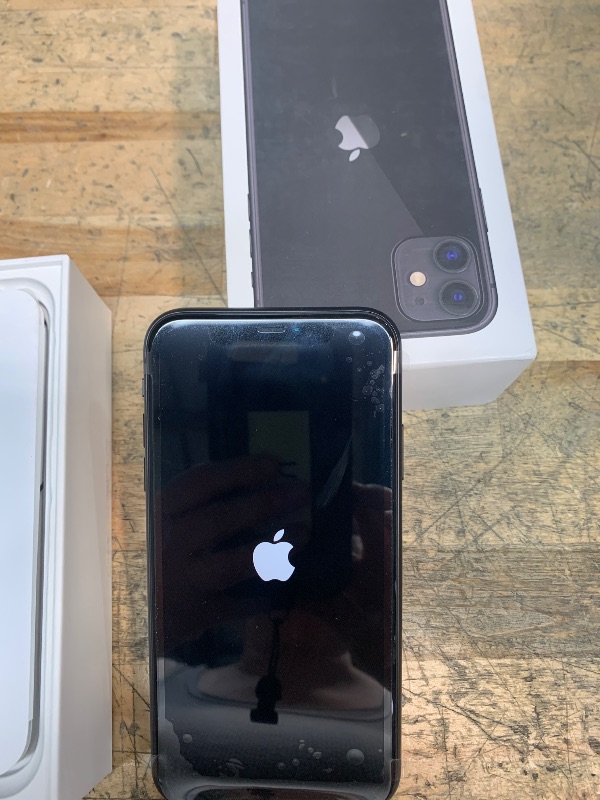 Photo 1 of (powers on but apple logo display does not go away)(sold for parts)(repair) Apple iPhone 11 [64GB, Black] + Carrier Subscription [Cricket Wireless]