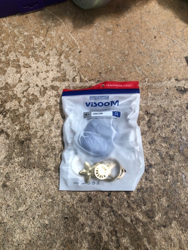 Photo 1 of (with Safety Lock) VISOOM 2025 Clear Cases for Airpods iPods 4 Case Cover Women, Bling Airpod iPod 4 Case Soft 4th Gen Air Pods iPods Cases with Keychain for Apple Headphones Airpods4 Generation-Blue