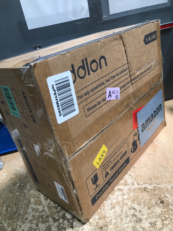 Photo 1 of *******************missing remote and light kit*****************
addlon Ceiling Fans with Lights, 42 Inch Low Profile Ceiling Fan with Light and Remote Control, Flush Mount, Reversible, 3CCT, Dimmable, Quiet, Black Small Ceiling Fan for Bedroom Indoor/Out