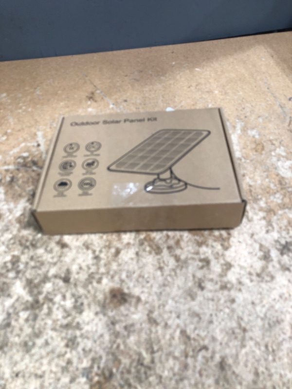 Photo 1 of ***(PARTS ONLY/ NON FUNCTIONAL)***Solar Panel for Wyze Cam Outdoor,6W Solar Panel Charger Compatible with Wyze Cam Outdoor V2,IP65 Waterproof Solar Panel with 9.84Ft Charging Cable, 360°Adjustable Mounting&Waterproof Plug (Black)