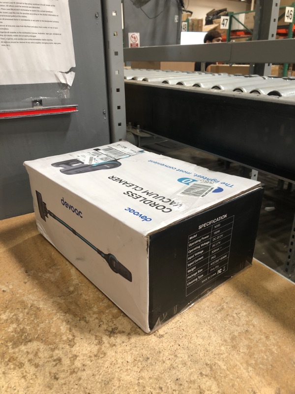 Photo 1 of **************FOR PARTS ONLY-Broken trigger on main unit, wont turn on*****************
DEVOAC N300 Cordless Vacuum Cleaner, 6 in 1 Lightweight Stick Vacuum, 2200mAh Battery Up to 40mins Runtime, Powerful Handheld Vacuum for Hard Floor Rug Pet Hair Home D