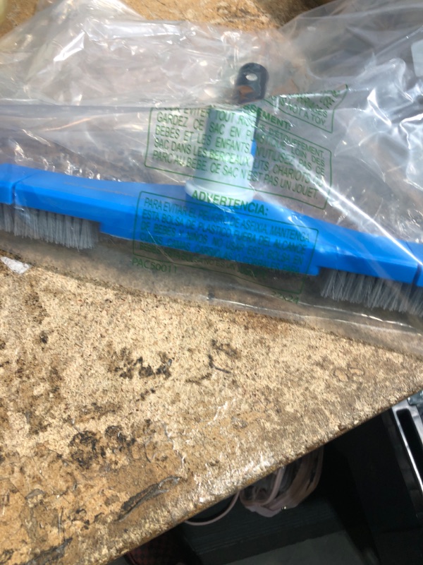 Photo 1 of (2025 Upgraded) 20" 2 in 1 Pool Brush Vacuum Head with Swivel Hose Connection & Sturdy Nylon Bristles for Heavy Duty Inground & Above- Ground Pool Cleaning - Connecting 1-1/4" or 1-1/2" Hose (No Pole)
