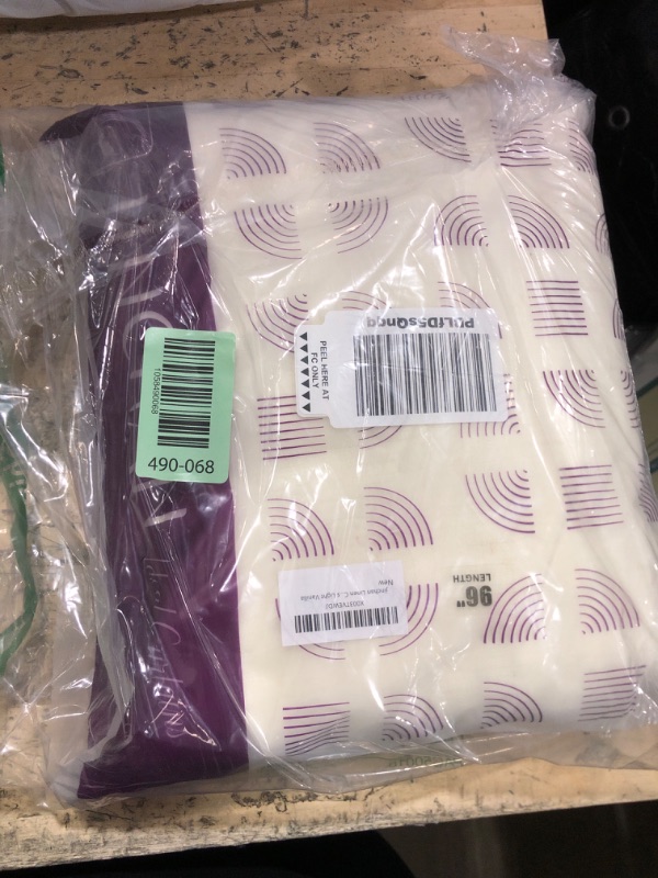 Photo 1 of **PARTIAL SET/ONLY 1 PANEL** jinchan Linen Blend Curtains 96 inch Length 2 Panels for Bedroom Living Room, Floor to Ceiling 50 inch Wide Farmhouse Drapes with Rod Pocket Back Tab(50W x 96L, Ivory)