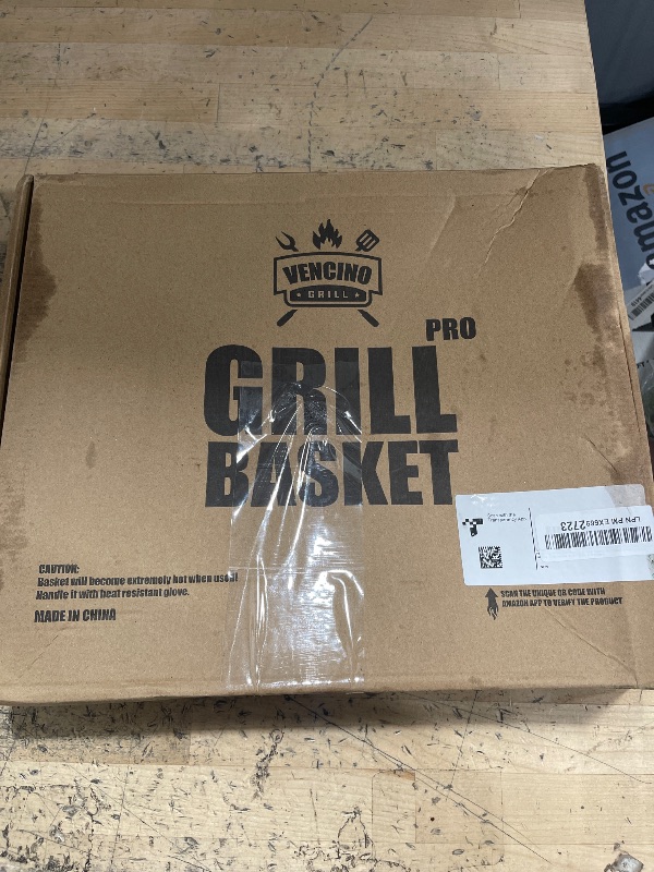 Photo 1 of 3 Pack Grill Baskets for Outdoor Grill, Heavy Duty Stainless Steel Vegetable Grill Basket, Grilling Basket for Veggies, Grilling Accessories for All Grills & Smokers - Grilling Gifts for Men