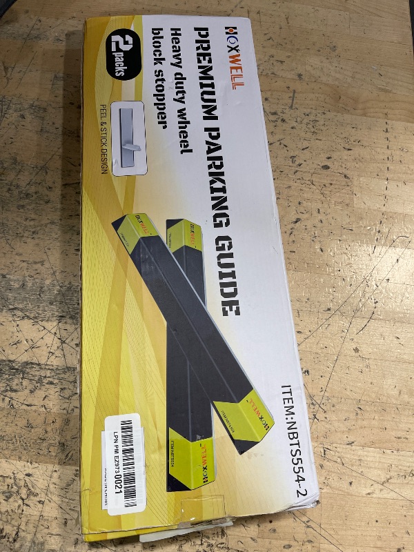 Photo 1 of 2 Pcs 18'' Heavy Duty Parking Aid for Garage, Parking Gadgets Protects Car and Garage Walls, Parking Stopper Easy to Install 2 Packs