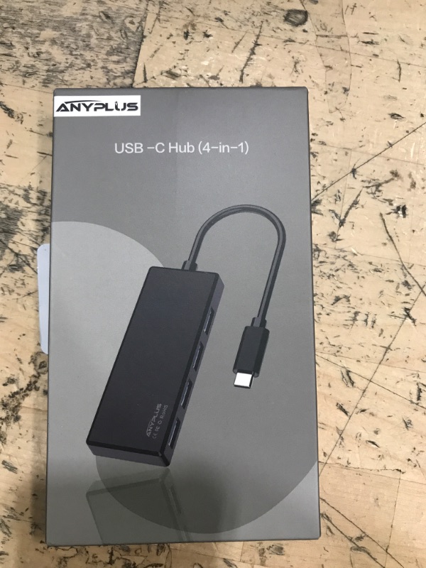 Photo 1 of ANYPLUS USB C Hub, 4 Ports USB 3.0 Hub Splitter with 5Gbps Data Transfer, USB C Splitter for Type C MacBook, Mac Pro, iMac, Surface, XPS, Flash Drive, Mobile HDD