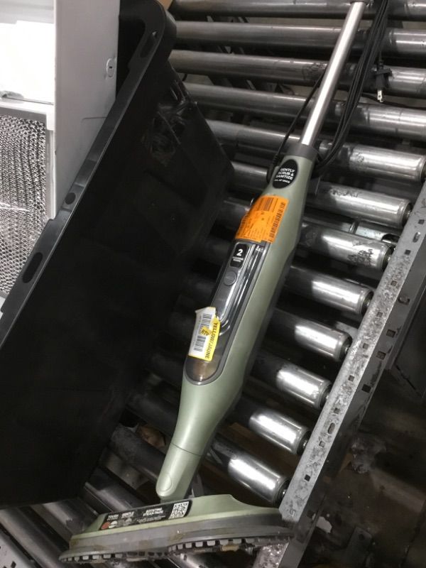 Photo 1 of **** HEAVY USE*****  Shark Steam & Scrub Steam Mop, All-in-One Scrubbing and Sanitizing Hard Floor Cleaner, LED Headlights, 4 Dirt Grip Soft Scrub Pads Included, XL Water Tank, Swivel Steering, Hawaiian Grey, S8001