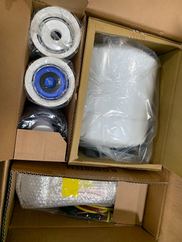 Photo 1 of **USED**
iSpring RCC7AK, NSF Certified, 75 GPD, Alkaline 6-Stage Reverse Osmosis System, pH+ Remineralization RO Water Filter System Under Sink, Patented Top-Mounted Faucet Design for Easy Installation