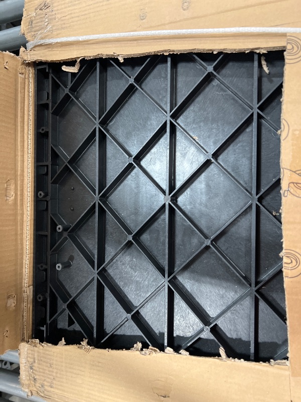 Photo 1 of Pearington 3-Tier Compact Multi-Purpose Plastic Utility Cart with Lockable Wheels up to 300LBS, Black