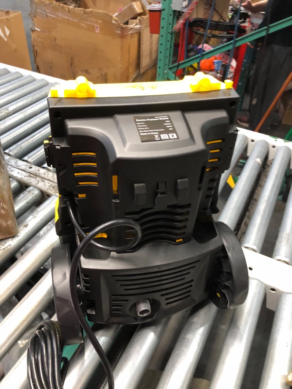 Photo 1 of ***DAMAGED - SPRAY GUN BROKEN - SEE PICTURES***
Electric Pressure Washer 4800 PSI 3.0 GPM High Power Washer with 4 Nozzles, 35FT Power Cord, Cleaning Machine with Foam Cannon for Cars Fences Driveways Patios Home Cleaning