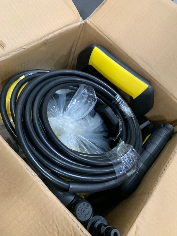Photo 1 of ***DAMAGED - SPRAY GUN BROKEN - SEE PICTURES***
Electric Pressure Washer 4800 PSI 3.0 GPM High Power Washer with 4 Nozzles, 35FT Power Cord, Cleaning Machine with Foam Cannon for Cars Fences Driveways Patios Home Cleaning