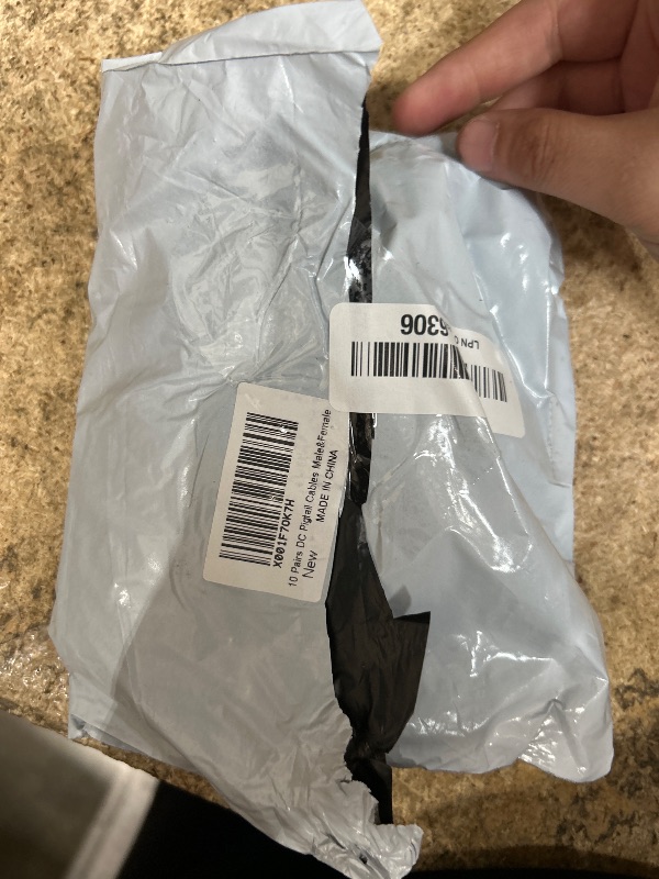 Photo 1 of (Real 18AWG) 10 Pairs 12V 5A DC Power Pigtail Barrel Plug Connector Cable, 2.1mm x 5.5mm Male Female DC Pigtail Connectors for CCTV Security Camera and 12V Power Supply Adapter by MILAPEAK