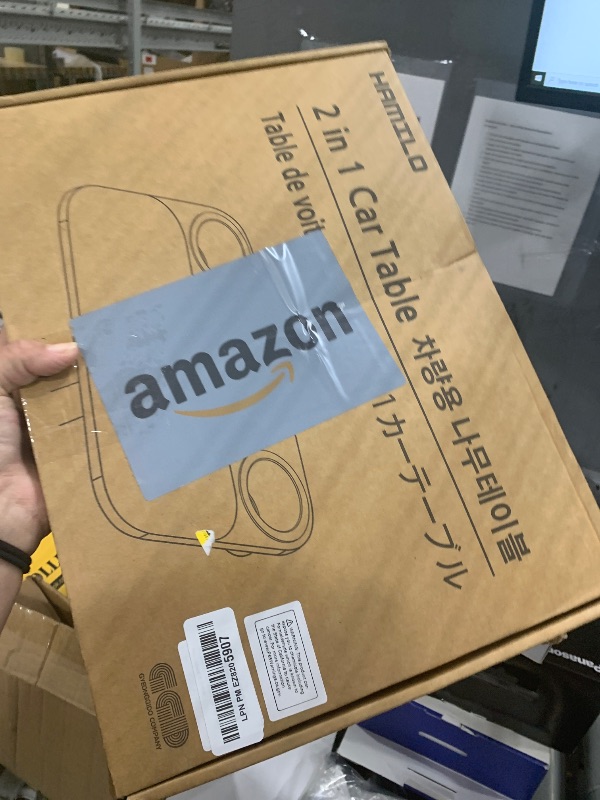 Photo 1 of 2-in-1 Drive-Thru Tray: Car Food Tray, Wood Car Trays for Eating in Parked Car, Car Desk for Laptop, Car Cup Holder Tray for Road Trip, Taxi, RVs, Truck Drivers