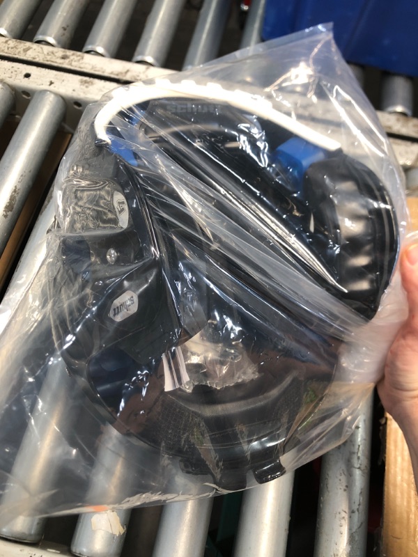 Photo 1 of (BLADDER DAMAGED) (LARGE) (BAGGED) Schutt Sports F7 LX1 Youth Football Helmet, Facemask NOT Included, Black, Large