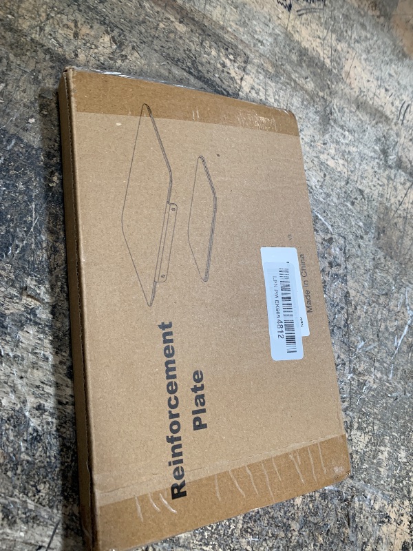 Photo 1 of MOUNTUP Monitor Mount Reinforcement for Tempered Glass Desk, Monitor Arm Plate, Steel Bracket for Thin and Most Fragile Table, for Desk C Clamp Installation of Monitors Stand