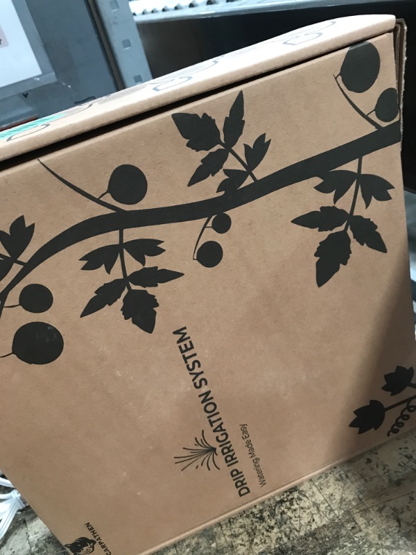 Photo 1 of CARPATHEN Drip Irrigation System - Adjustable Premium Irrigation System for Garden, Raised Beds - Complete Drip Irrigation Kit with Drip Emitters, 5/16" and 1/4" Irrigation Tubing and Barbed Fittings