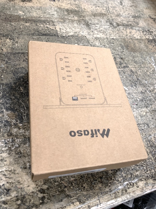 Photo 1 of Wall Outlet Extender with Surge Protector, 6 AC Outlets, Shelf, 2 USB & USB C Charging Ports - Home & Dorm Plug Expander