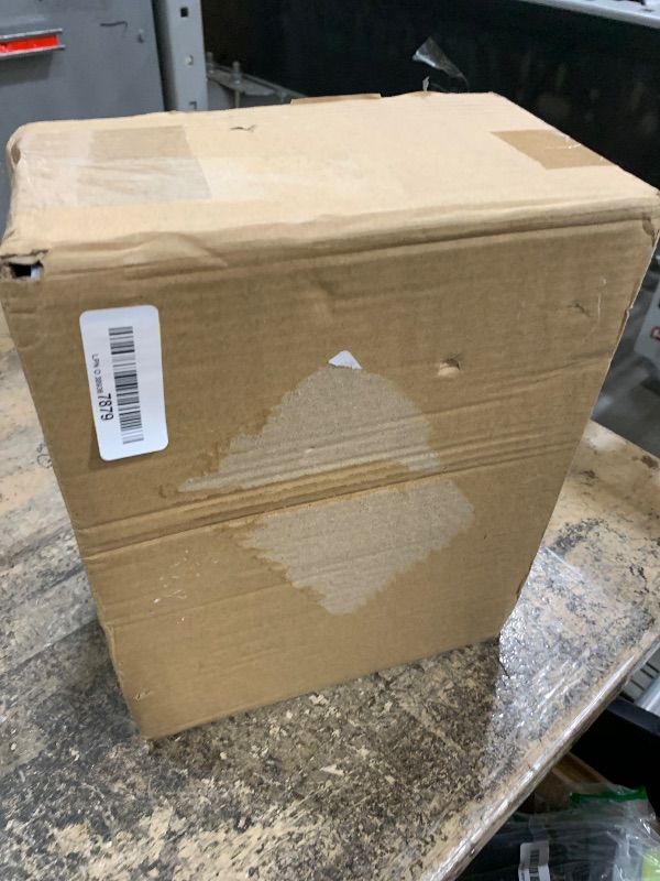 Photo 1 of GoldOrcle White Hanging File Organizer Box, Hanging File Folder Frame with 5 Letter-size Hanging Folders, Metal Mesh Desk File Folder Storage (No Assembly Required)