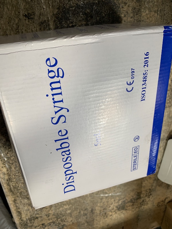 Photo 1 of 100 Pack Disposable 5ml/cc Lab Syringes with 22Ga 1.25 Inch Needle Luer Lock, Individually Sealed Packed