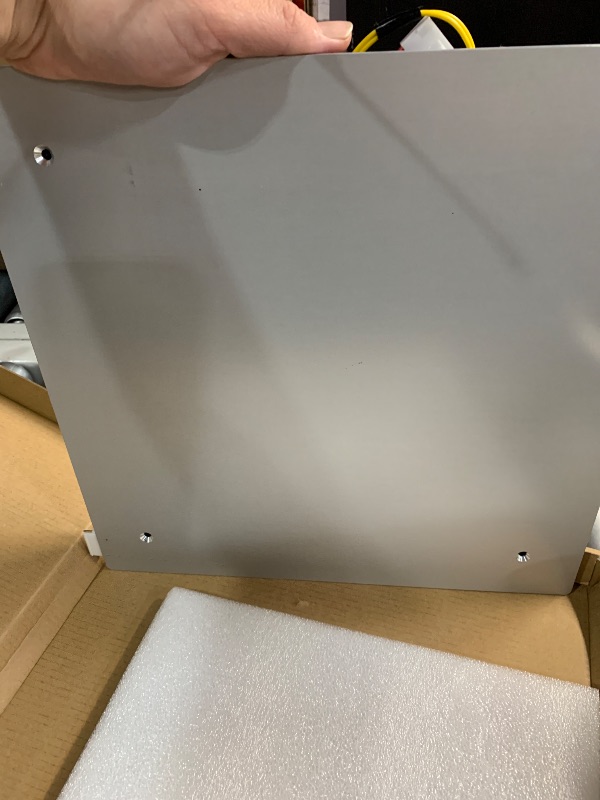 Photo 1 of ***(PARTS ONLY/ MAJOR DAMAGE)***310x310mm CR10 Aluminum HeatBed 24V Hotbed 3mm Thickness Heated Bed w/holes for Creality CR-10 3D Printer with Power Wire Kit
