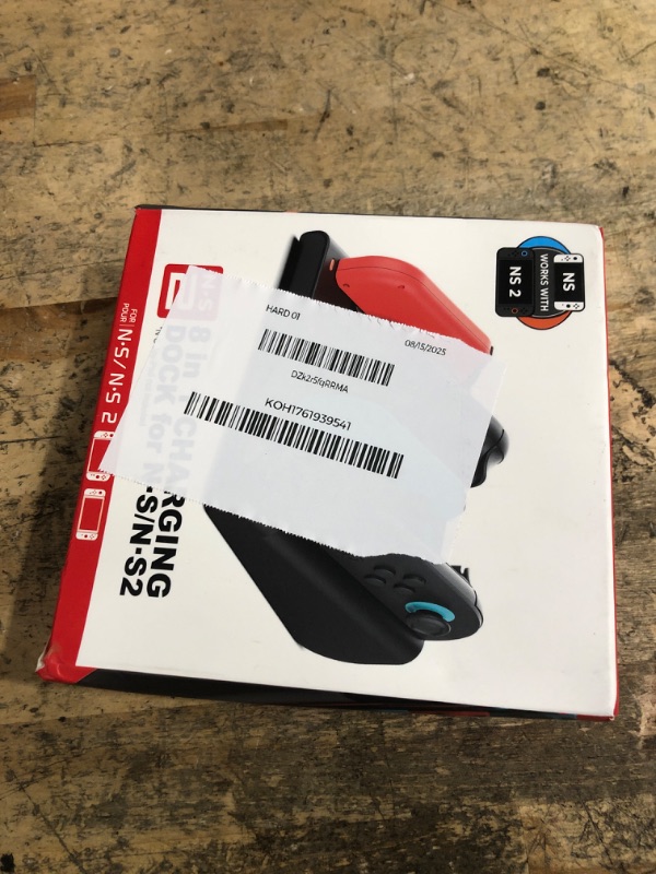 Photo 1 of [Switch 1/2 Compatible] FASTSNAIL 8-in-1 Charging Dock for Nintendo Switch2 & Switch/OLED for Joy-Con2, Dual-Direction Magnetic Fast Controller Charger Station Stand for Switch2 Joycon (Black)