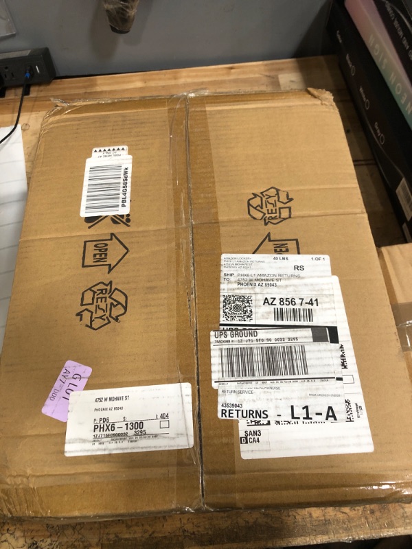 Photo 1 of ***UNKNOWN DAMAGES/MISSING PARTS***  Guliaofo 5-Light Brushed Gold Vanity Lights, Bathroom Light Fixtures with Textured Milky White Glass Shade, Modern Bathroom Lighting Fixtures Over Mirror Wall Sconce Light - E26 Base