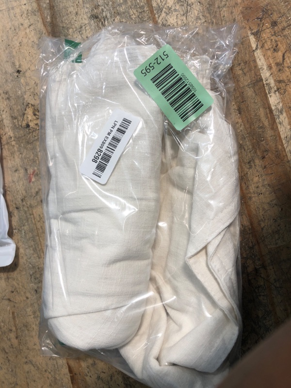 Photo 1 of (BAGGED) MIULEE Decorative Linen Euro Sham Pillow Covers 26x26 Cream White ?Boho Farmhouse? ?Neutral Couch Throw Pillows Christmas for Bed Pack of 2 Accent Modern Pillowcase Sofa Livingroom Home Decor