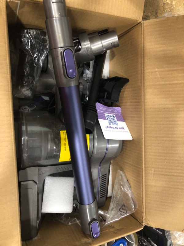 Photo 1 of ***SEE NOTES***WLOTPO Cordless Vacuum Cleaners for Home with Powerful Suction,Stick Vacuum Cordless Rechargeable,Up to 35 Mins Runtime,Lightweight Hardwood Floor Vacuum for Pet Hair,Carpet(Dark Purple)