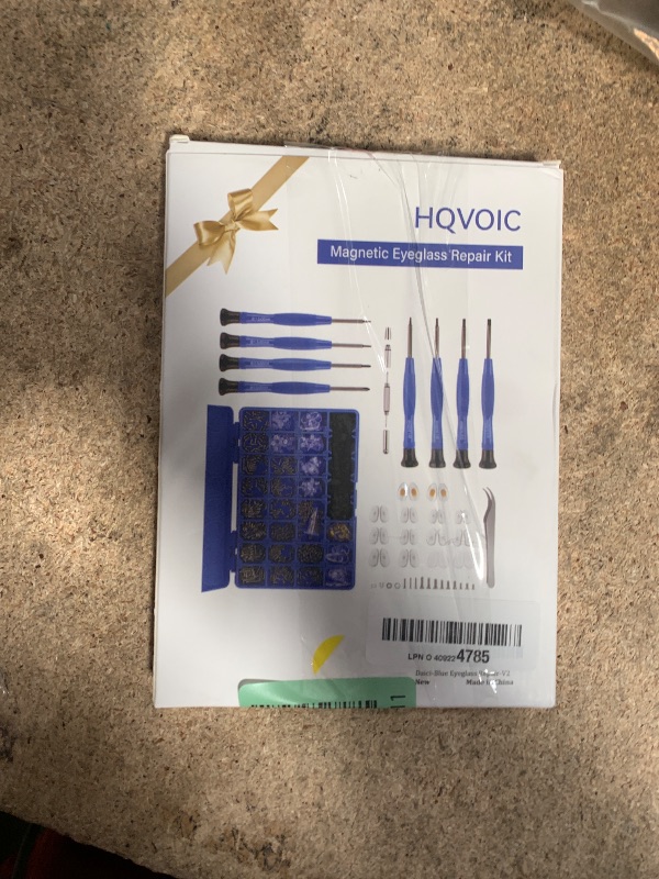 Photo 1 of Upgrade Version Magnetic Eye Glass Repairing Kit, Eyeglass Repair Tool Kit with Compact Screw Box Include Nose Pads, Precision Screwdriver Set, Screws, Tweezer for Eyeglass, Sunglass, Spectacles Watch