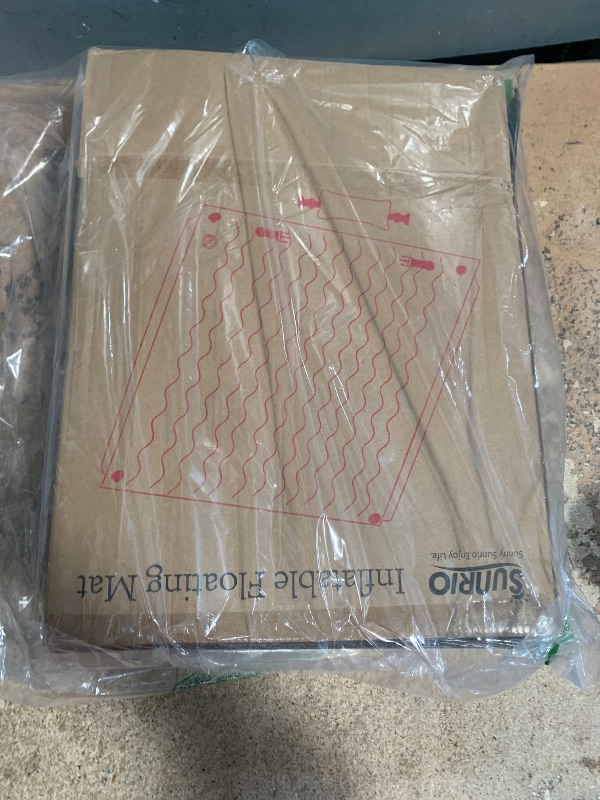 Photo 1 of Sunrio 2025 Upgrade 72''*72'' Giant Inflatable Floating Mat Pool Float Lake Floats for Adults with Air Pillow Pool Mats for Floating Swimming Pool Beach Lake for Summer Water Party Green