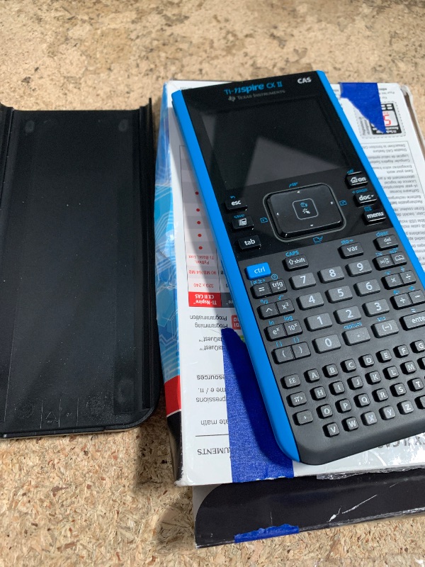Photo 1 of (MISSING BATTERY) (UNTESTED) Texas Instruments TI-Nspire CX II CAS Color Graphing Calculator with Student Software (PC/Mac)
