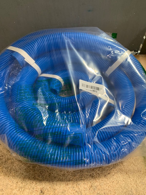 Photo 1 of 1-1/2-InchPool Hoses for Intex Pool Skimmer Surface Skimmer Pool Pump Pool Filter, 1.5” x 59” Pump Hoses Tubes for Above Ground Pool Sand Filter, 2 Pack with 4 Hose Clamps (Blue -3 Pack)