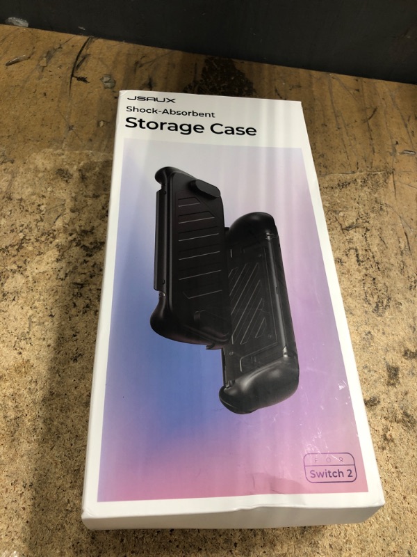 Photo 1 of JSAUX Split Protective Case for Nintendo Switch 2, TPU Middle Frame & PC Front Cover, Non-Slip Ergonomic Grip, Storage for 10 Game Cards, Supports Stand Use, Shock Absorption & Anti-Scratch-PC0114