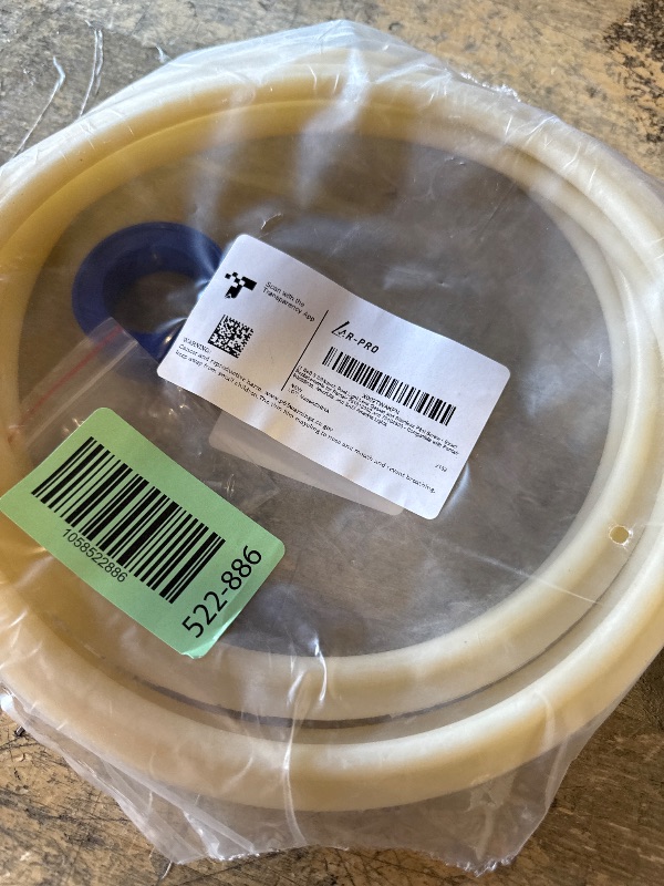 Photo 1 of (1 Set) 8 3/8" Pool Light Lens Gasket and Stainless Pilot Screw - Exact Replacements for Pentair 79101600Z and 79104800 - Compatible with Pentair IntelliBrite, AmerLite, and SAM Amerlite Lights