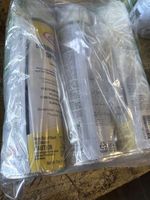 Photo 1 of 3 Claire Disinfectant Spray Q, Colorless, Lemon Scent, 17 Fl Oz