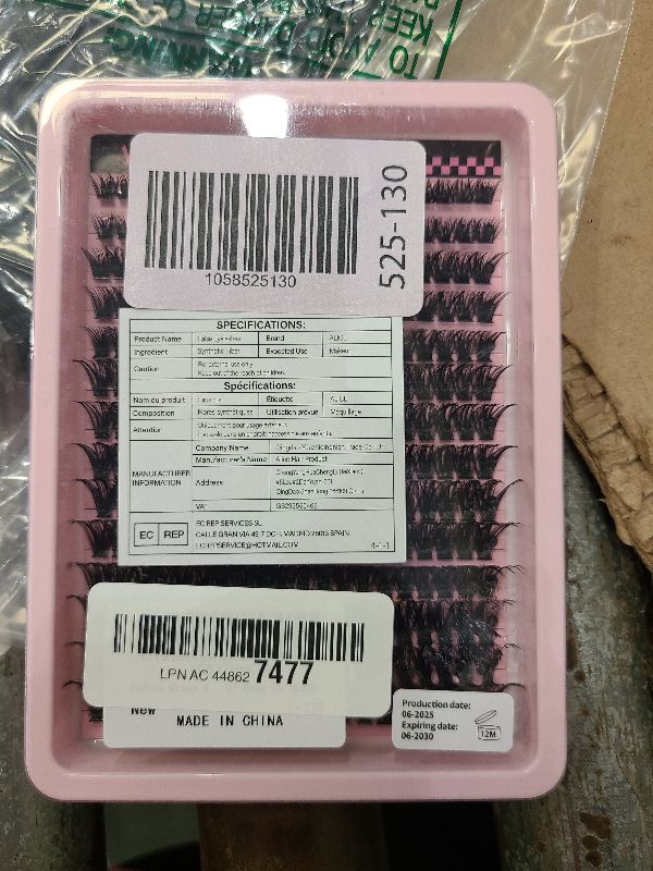 Photo 1 of 280Pcs Wispy Individual Lashes DIY Eyelash Extensions 8-16MM D-Curly Lash Extensions Lash Clusters 80D Cluster Eyelashes DIY at Home by ALICE